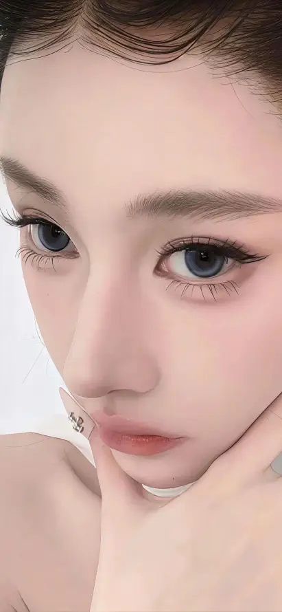 4k侧脸壁纸 - 托脸 - 淡妆 - 清纯「哲风壁纸」