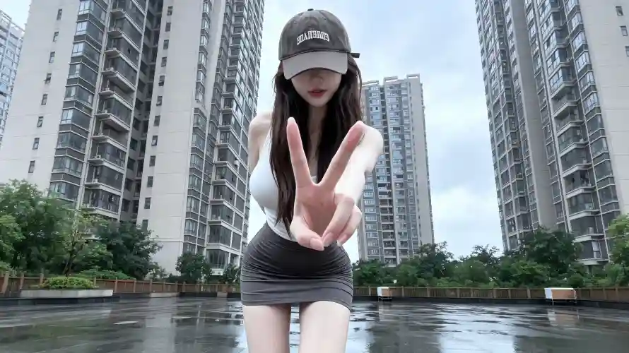 3k小区壁纸-户外 - 美女-长发「哲风壁纸」