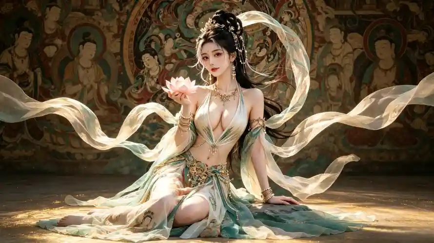 3k仙女壁纸-古装 - 国风-性感「哲风壁纸」
