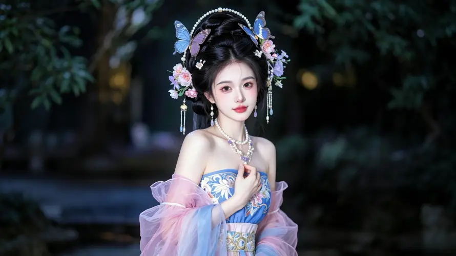 3k发饰壁纸-发髻 - 古装-古风「哲风壁纸」
