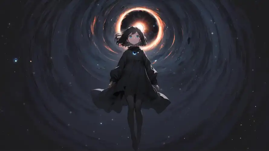2k光晕壁纸-宇宙 - 插画-深空「哲风壁纸」