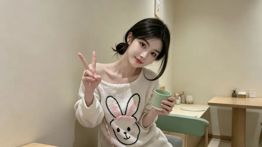 3k休闲壁纸-好看 - 室内-少女「哲风壁纸」