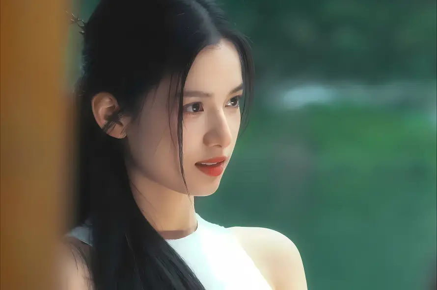 5k人像壁纸-写真 - 户外-无袖「哲风壁纸」