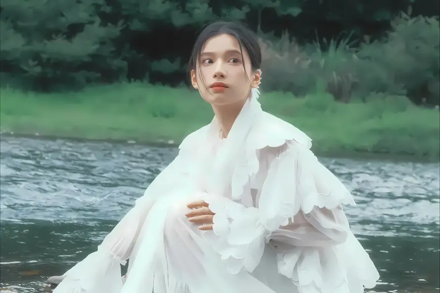 5k写真壁纸-户外 - 明星-河边「哲风壁纸」