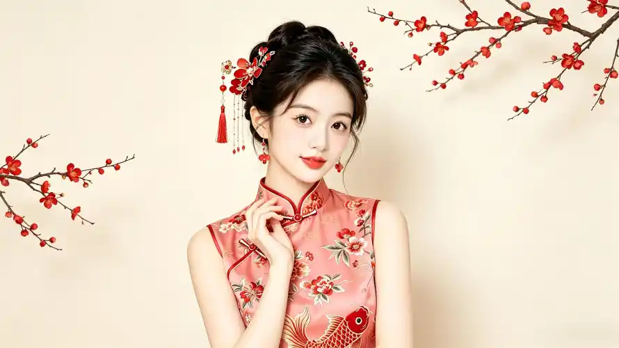 3k优雅壁纸-发簪 - 古风-国风「哲风壁纸」