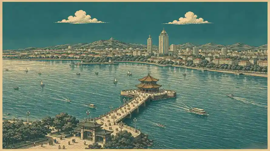 3k全国壁纸-地标 - 城市-大海「哲风壁纸」