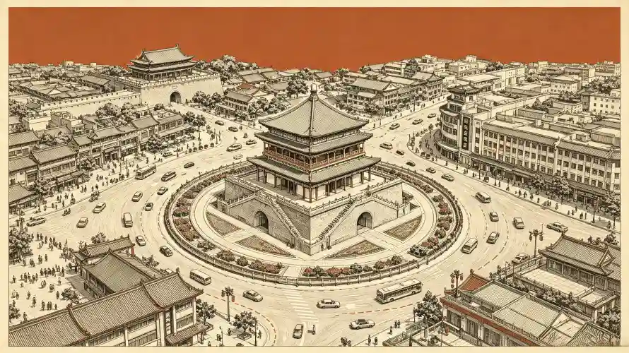 3k古城壁纸-国风 - 地标-复古「哲风壁纸」