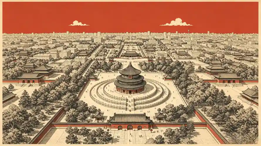 3k北京壁纸-国风 - 城市-复古「哲风壁纸」