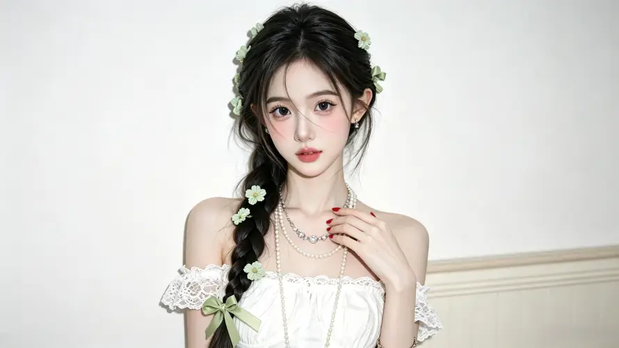 3k好看壁纸-少女 - 淡妆-清新「哲风壁纸」