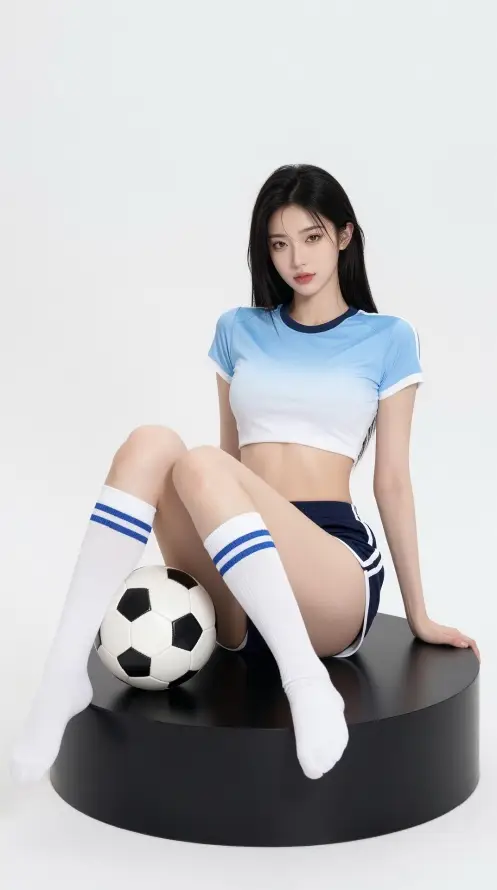 4k人像壁纸 - 手机 - 美女 - 足球「哲风壁纸」