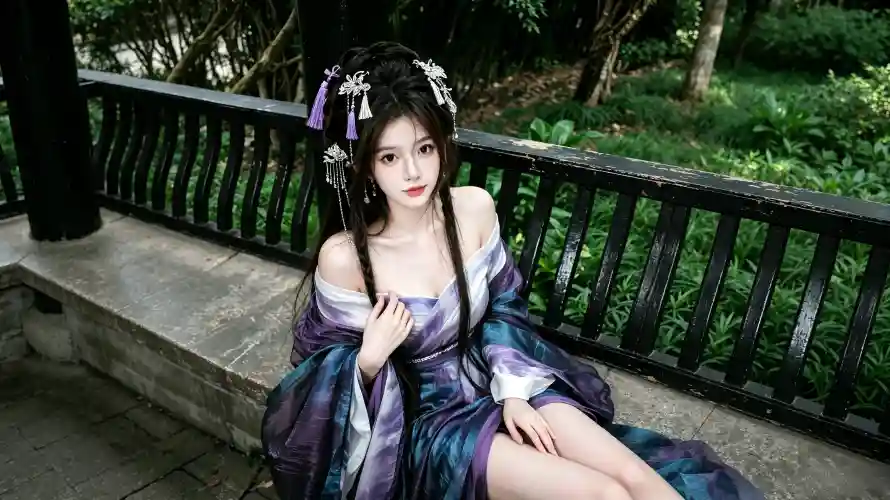3k发饰壁纸-古装 - 古风-园林「哲风壁纸」