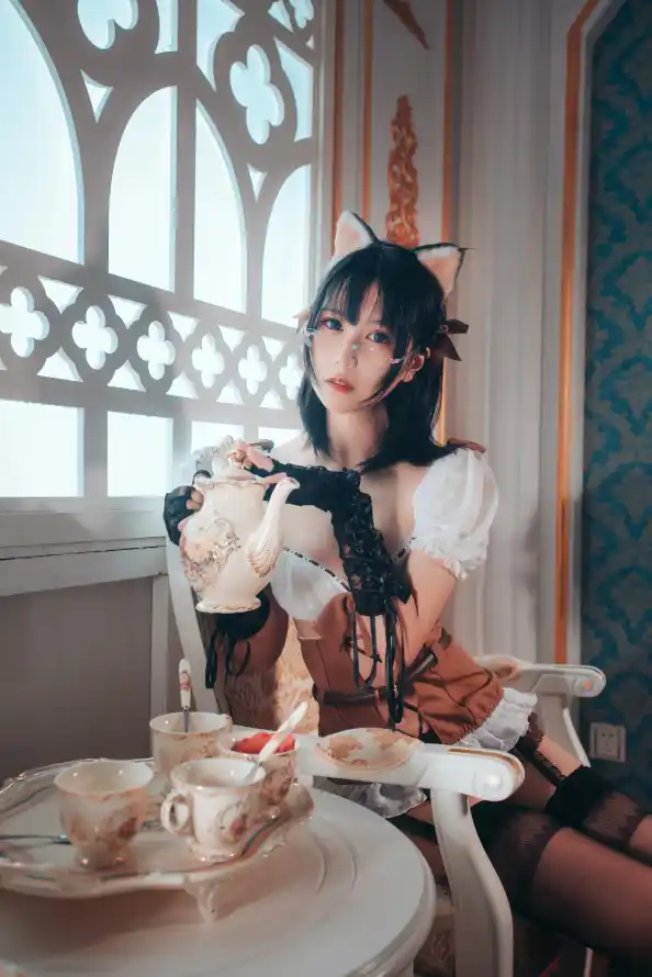 4k兽耳壁纸 - 坐姿 - 室内 - 点心「哲风壁纸」