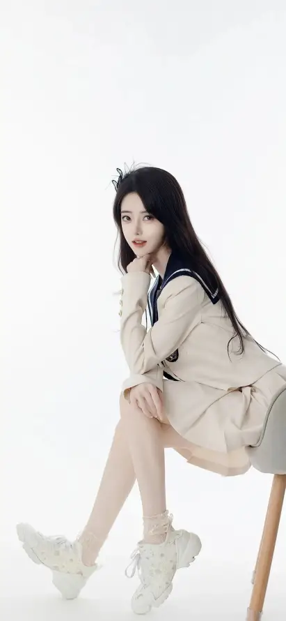 4k养眼壁纸 - 坐姿 - 清纯 - 美女「哲风壁纸」