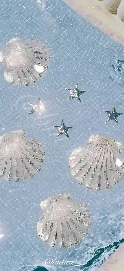 4k星星壁纸 - 治愈 - 浅蓝 - 海洋「哲风壁纸」