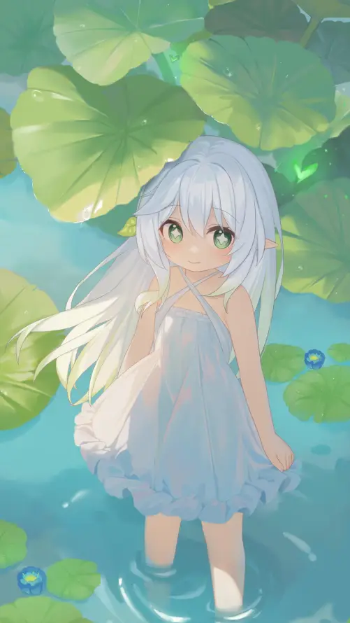 4k原神壁纸 - 水 - 草 - 少女「哲风壁纸」