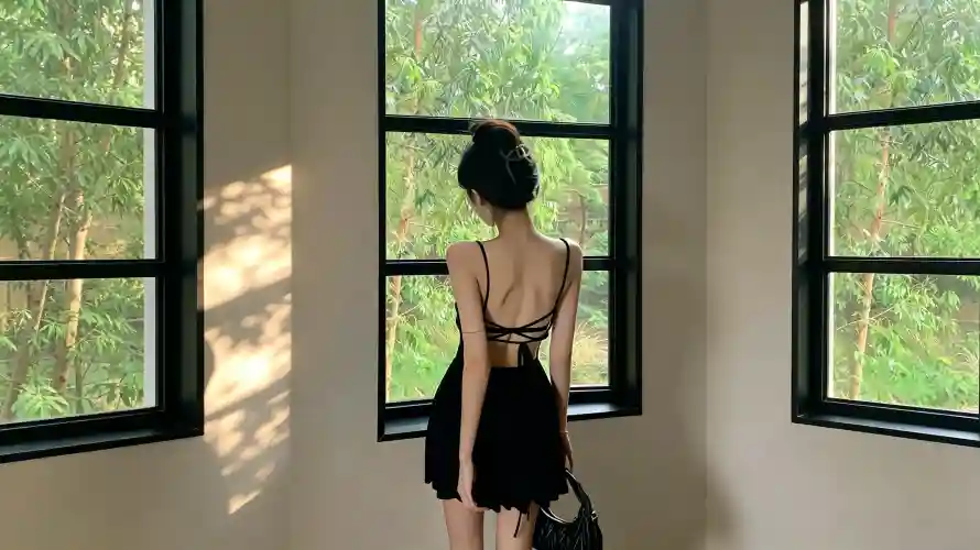 3k女生壁纸-森系 - 穿搭-窗边「哲风壁纸」