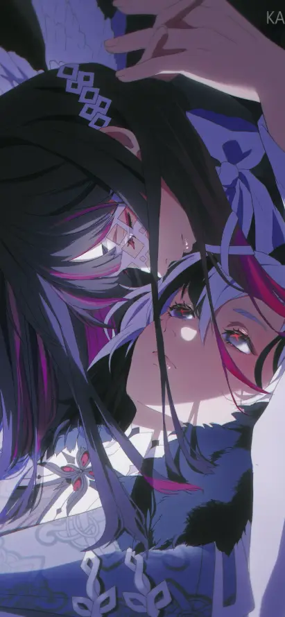 4k原神壁纸 - 少女 - 挑染 - 月神「哲风壁纸」