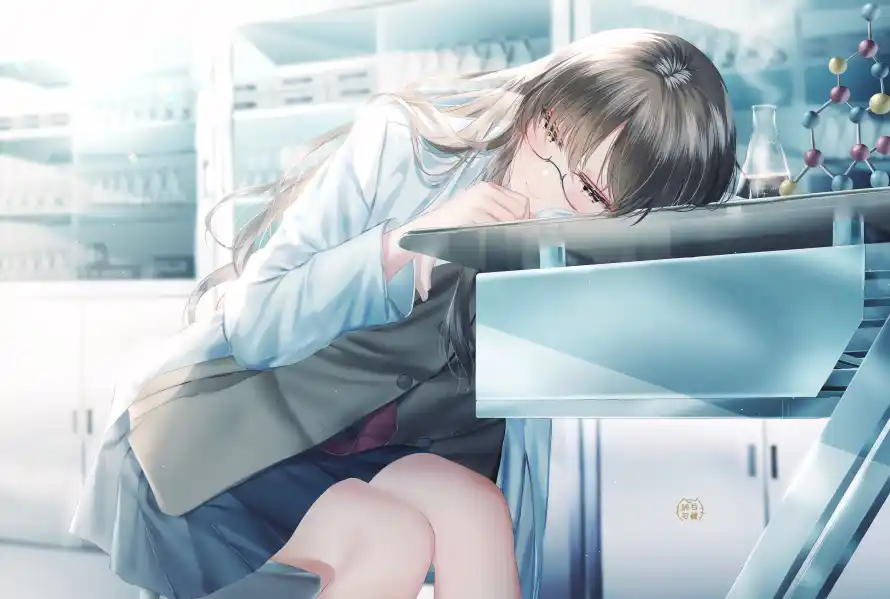 4k制服壁纸-少女 - 日系-琴房「哲风壁纸」