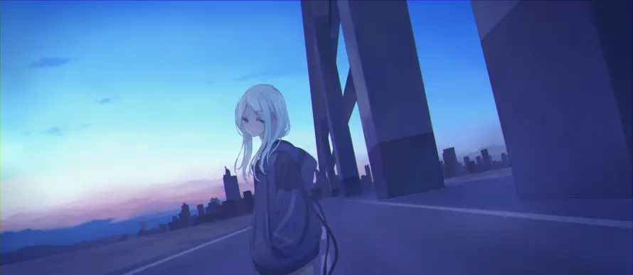 5k公路壁纸-天空 - 黄昏-二次元「哲风壁纸」