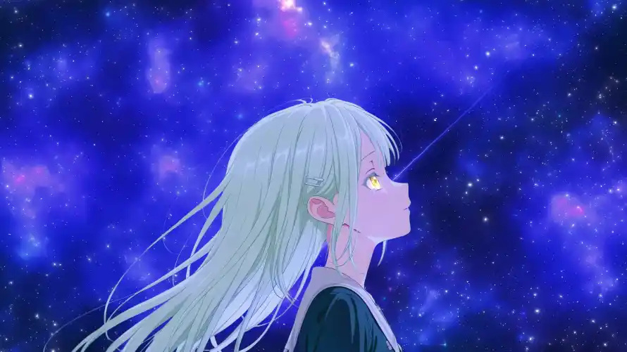 4k侧脸壁纸-夜空 - 微风-星云「哲风壁纸」