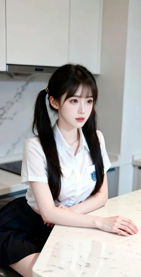 4k厨房壁纸 - 女生 - 好看 - 居家「哲风壁纸」