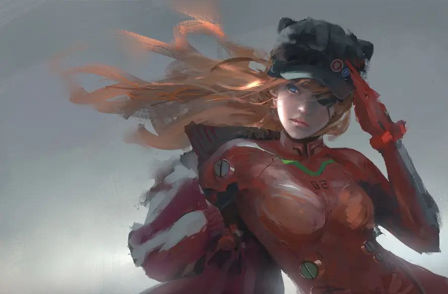 4k女性壁纸-帽子 - 手套-插画「哲风壁纸」