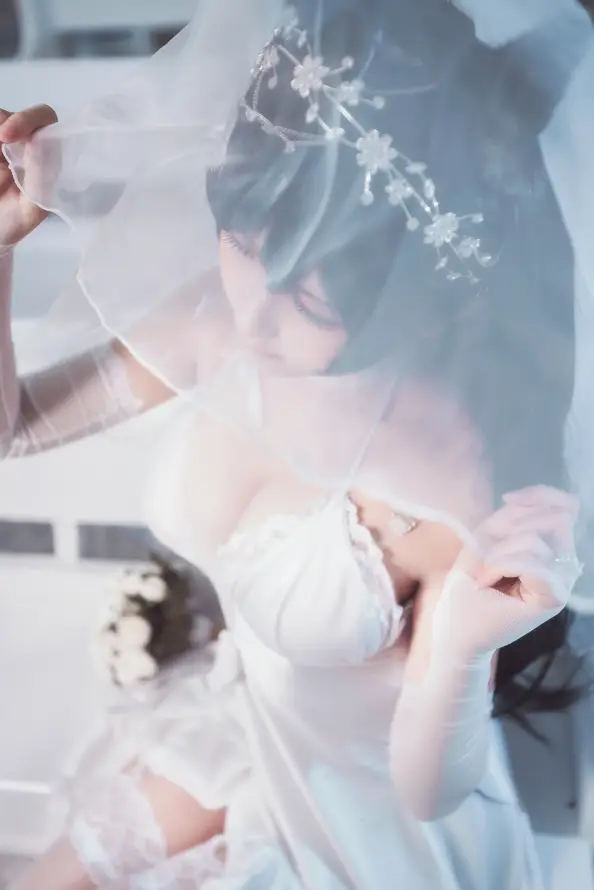 4k头纱壁纸 - 犬 - 头饰 - 婚纱「哲风壁纸」