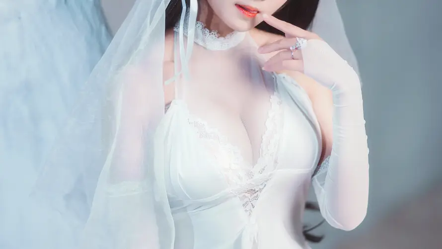 4k头纱壁纸-犬 - 婚纱-爱宕「哲风壁纸」