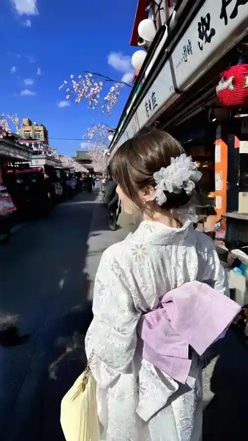4k和服壁纸 - 少女 - 扎发 - 旅行「哲风壁纸」