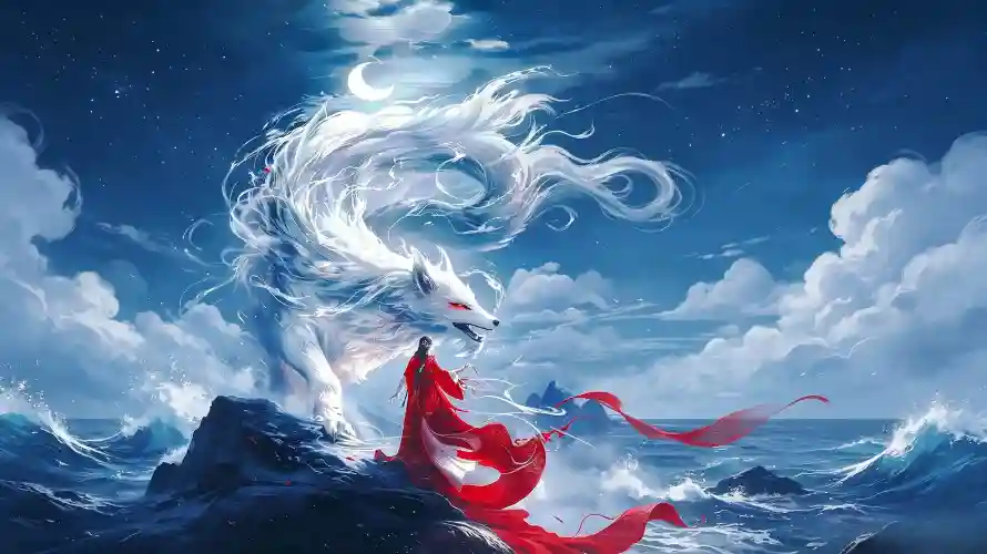 3k古风壁纸-国风 - 大海-天空「哲风壁纸」