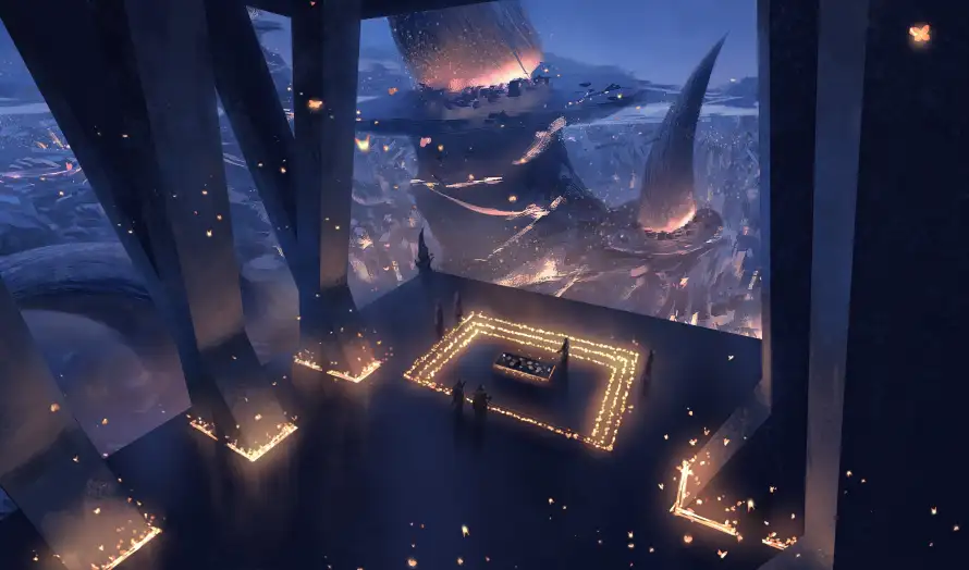 3k城市壁纸-夜景 - 建筑-插画「哲风壁纸」