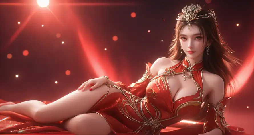 4k3D壁纸-光晕 - 光点-发冠「哲风壁纸」