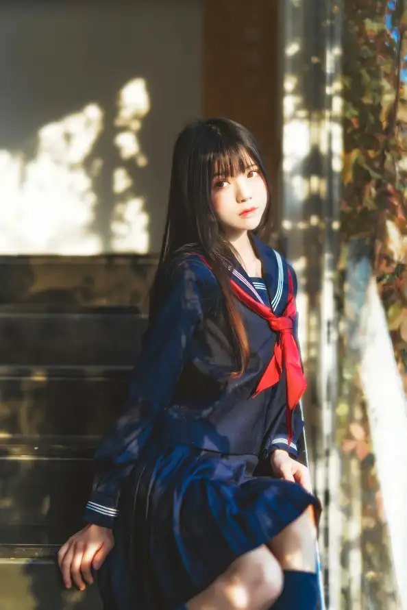 4kjk壁纸 - 制服 - 少女 - 户外「哲风壁纸」