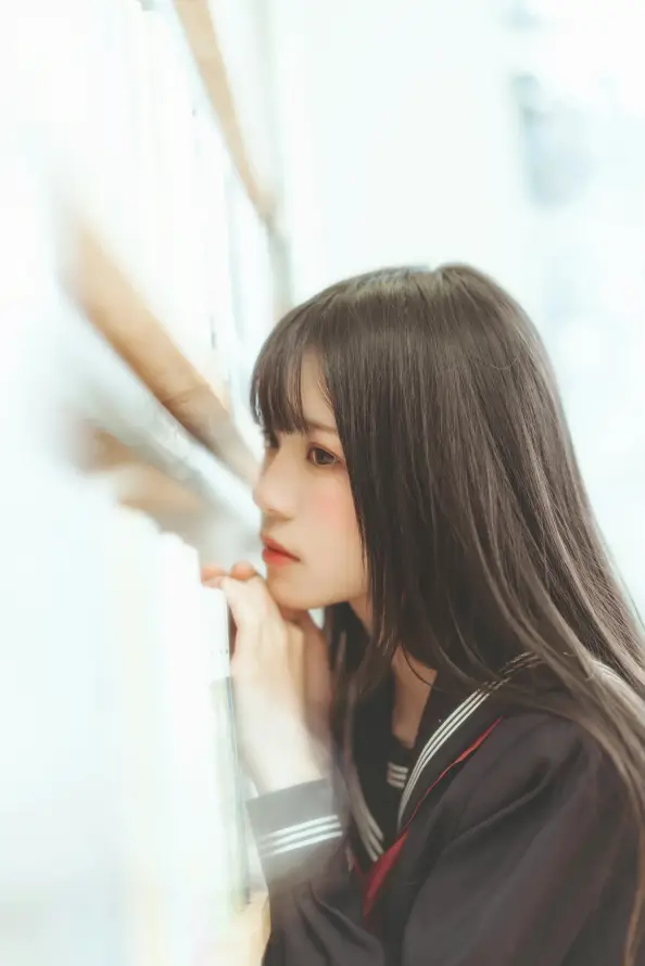 4kjk壁纸 - 侧脸 - 少女 - 日系「哲风壁纸」