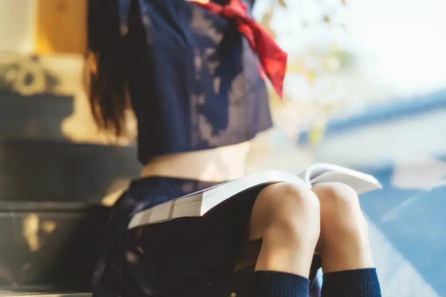 8k少女壁纸-jk - 户外-长袜「哲风壁纸」