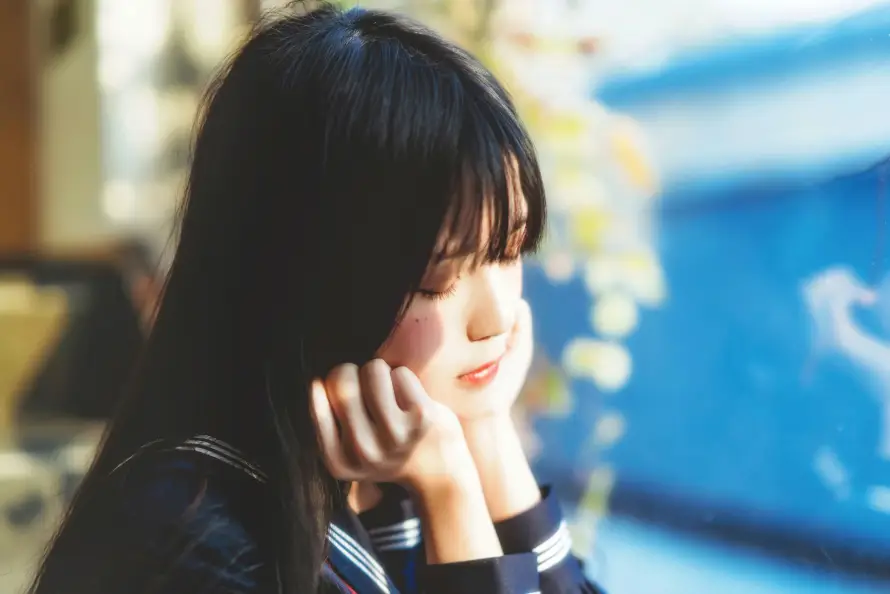 8k学生壁纸-jk - 少女-户外「哲风壁纸」