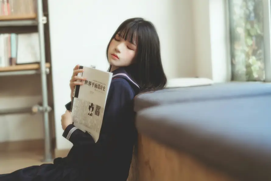 8k书本壁纸-jk - 制服-学生「哲风壁纸」