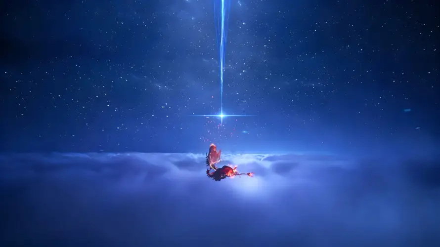 3k云海壁纸-光点 - 坠落-星空「哲风壁纸」
