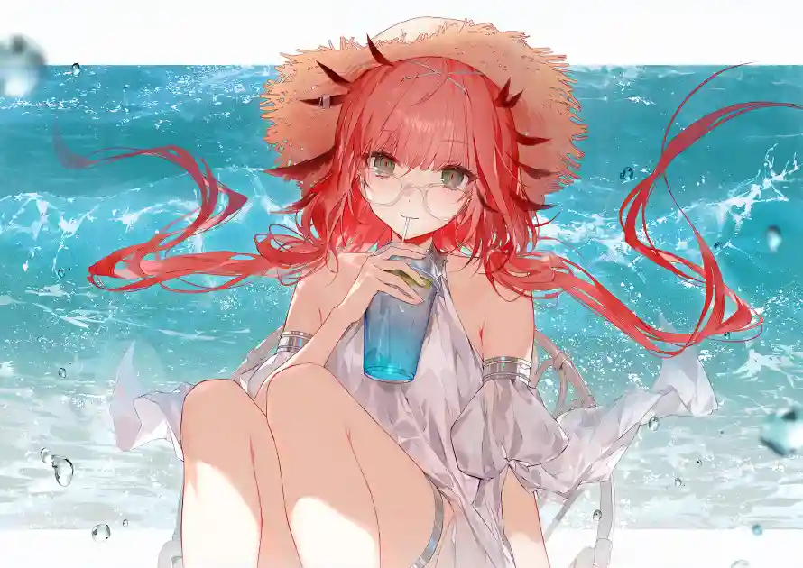 4k夏季壁纸-沙滩 - 海浪-海边「哲风壁纸」