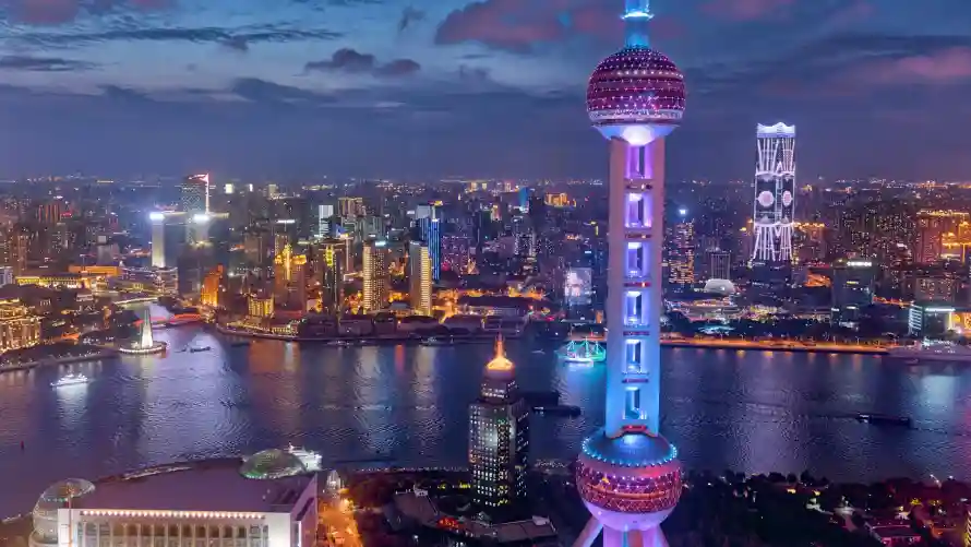 2k上海壁纸-人文 - 城市-夜景「哲风壁纸」