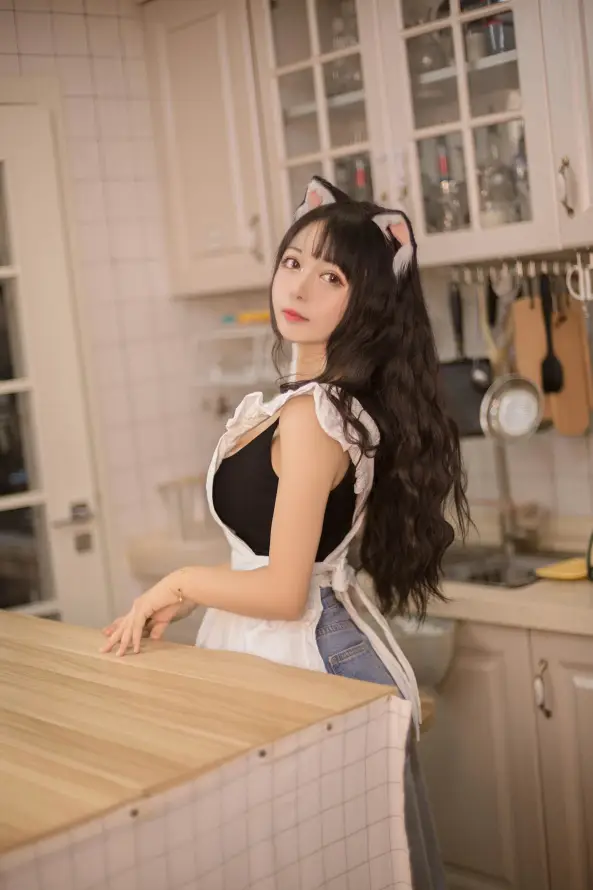 4k厨房壁纸 - 发饰 - 围裙 - 女仆「哲风壁纸」