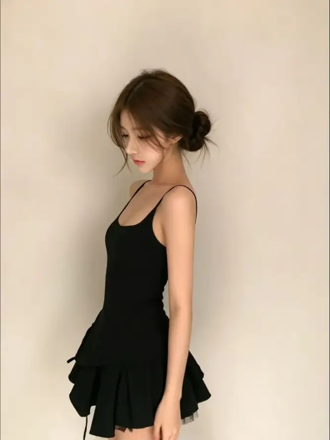 4k侧颜壁纸 - 纯欲 - 美女 - 丸子头「哲风壁纸」