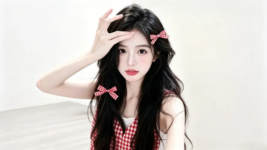 4k少女壁纸 - 甜妹 - 红唇 - 纯欲「哲风壁纸」