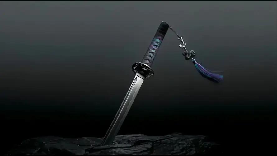 4k剑柄壁纸-冷兵器 - 极简风-武士刀「哲风壁纸」