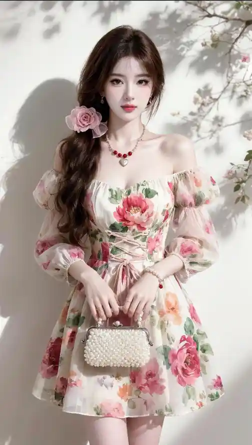 4k光影壁纸 - 卷发 - 好看 - 花枝「哲风壁纸」