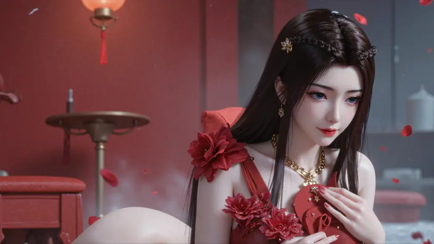 6k3D壁纸-元瑶 - 古风-室内「哲风壁纸」