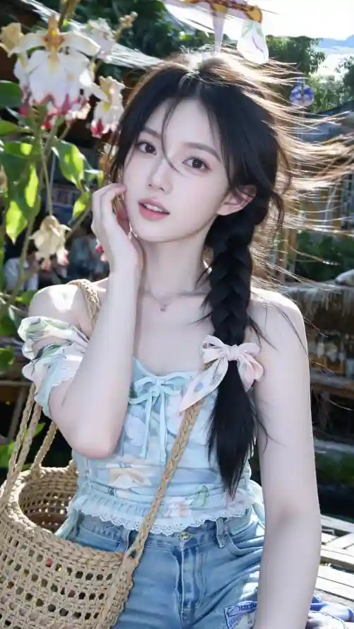 4k少女壁纸 - 户外 - 摄影 - 清新「哲风壁纸」
