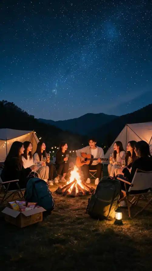 4kAI壁纸 - 吉他 - 夜晚 - 好友「哲风壁纸」