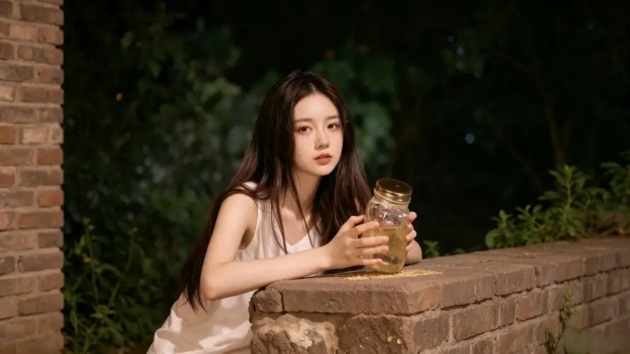 3k人像壁纸-写真 - 夜晚-好看「哲风壁纸」