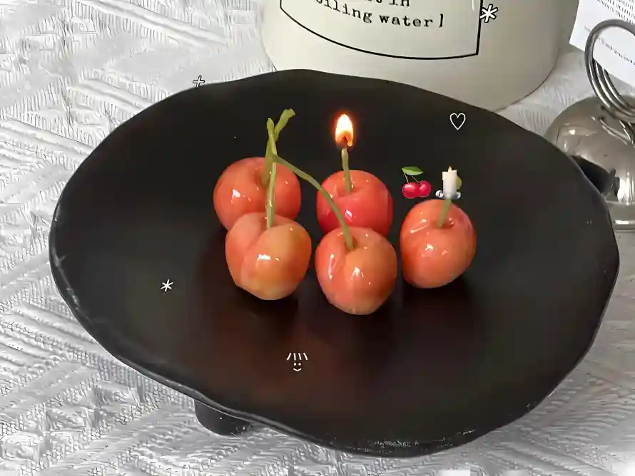 2k手工壁纸-桌面 - 樱桃-火焰「哲风壁纸」